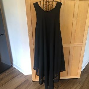 Ana & Kate Black Lined Sheer Sleeveless Dress